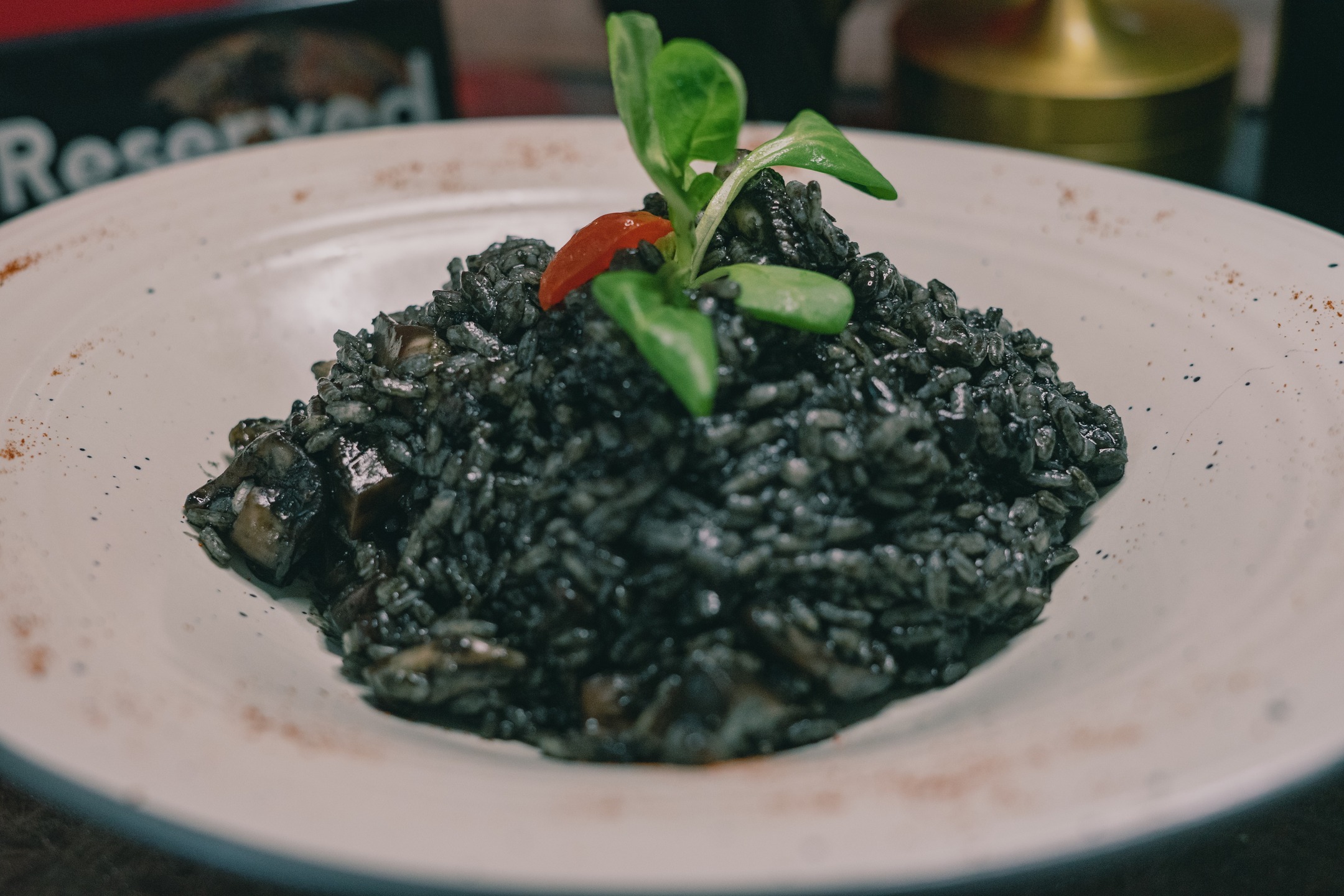 Black risotto! No more words needed! 

#yummy #lunch #fashionfood #instacake #foodphotography #foodblogger #foodblog #ilovefood #foodart #tasty #delicious #foodpic #dinner #eating #zdinfo #zadarinfo #foodporn #foodpost #croatia #ristorante #restaurant #foodstyling #bestfood #thekitchn #zadar #finedinning #grill #foodphotographer #eatmezadar