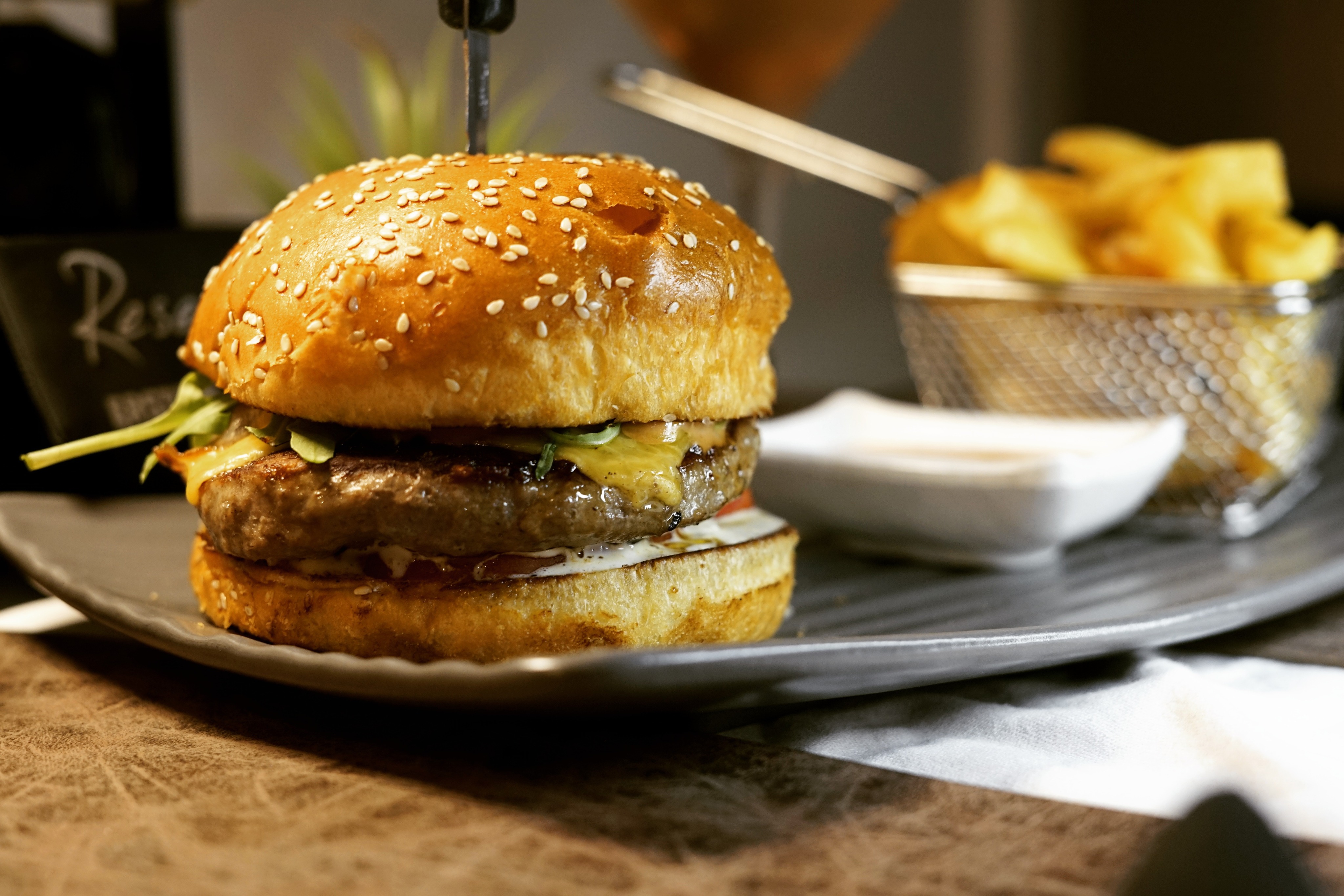 Big, juicy, and seriously hard to resist. 🍔🔥

Our burger is stacked with a perfectly grilled patty, fresh toppings, melted cheese and all the right flavors — served with crispy golden fries on the side.

Some meals don’t need much introduction. One look and you already know what you’re ordering. 😉

📍 Eat Me, Zadar Old Town
🍔 Come hungry. Leave happy.

#zadar #visitzadar #zadarfood #zadarrestaurant #zadarfoodie #croatia #visitcroatia #croatiafulloflife #croatiafood #foodporn #instafood #foodstagram #foodphotography #foodlover #foodie #foodiesofinstagram #delicious #tasty #yummy #finedinning #restaurant #dinner #lunch #breakfast #mediterraneanfood #mediterraneancuisine #adriaticflavors #dalmatiancuisine #eatmezadar